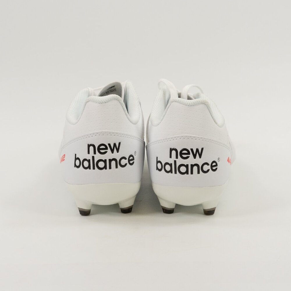 New Balance 442 V2 Team FG 'White' MS42FWT2 Leather Soccer Cleats Multi Size - Picture 6 of 10